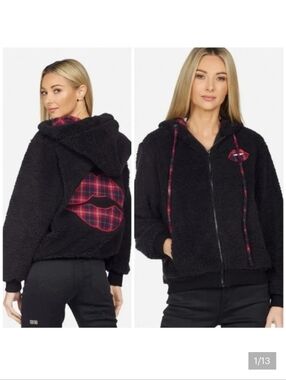 Lauren Moshi Deandra Plaid Lip jacket
